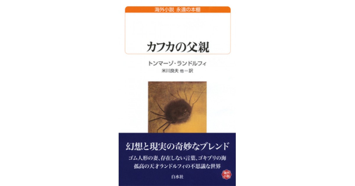 カフカの父親 白水社 著者 トンマーゾ ランドルフィ 翻訳 米川 良夫 竹山 博英 和田 忠彦 柱本 元彦 豊崎 由美による書評 好きな書評家 読ませる書評 All Reviews