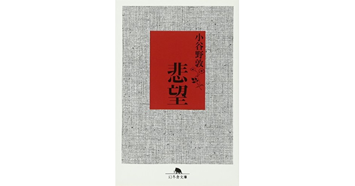 『悲望』(幻冬舎) - 著者: 小谷野 敦 - 豊崎 由美による書評